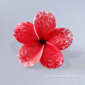 3 1/2[ Handmade Artificial Plumeria Flower Hair Pick